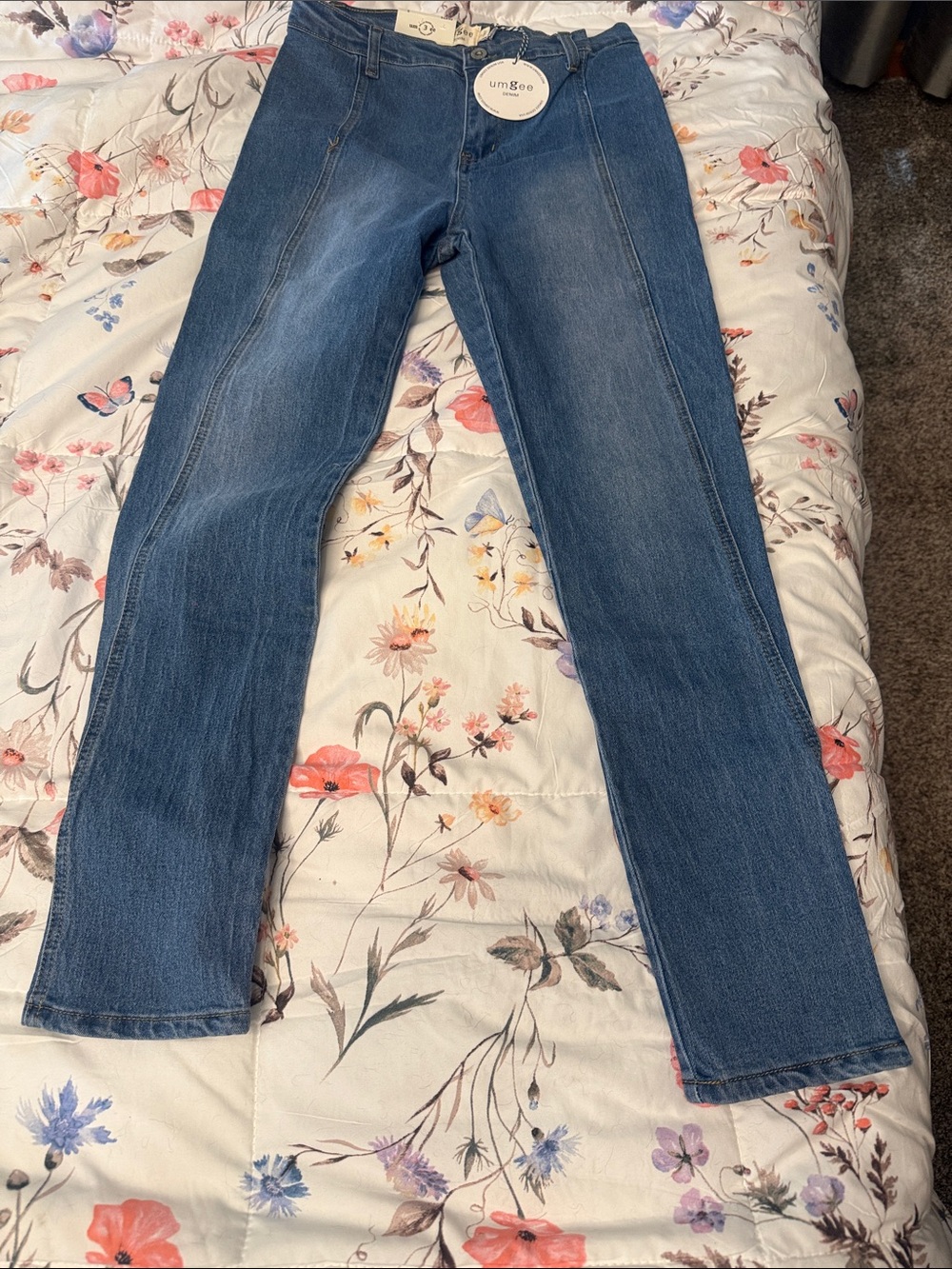 Umgee Slim Fit Medium Blue Skinny Jeans